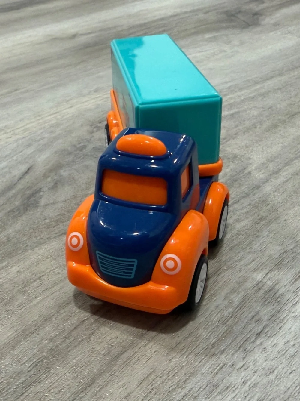 Forty4 Pull Back Toy Cars Trucks Bus Mixer Semi Lot of 4